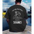 Girls Who Don't Read Book Are Skanks Design Men's Back Print T-Shirt
