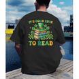 Goods Luck Read Librarian Book Patrick Days Shamrock Clover Men's Back Print T-Shirt Goods Luck Read Librarian Book Patrick Days Shamrock Clover Men's Back Print T-Shirt