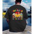 Groovy 100 Days In The Books Reading 100th Day Of School Men's Back Print T-Shirt Groovy 100 Days In The Books Reading 100th Day Of School Men's Back Print T-Shirt