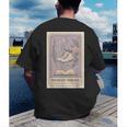 Hockey Romance Tarot Card Books Reader Cozy Reading Men's Back Print T-Shirt Hockey Romance Tarot Card Books Reader Cozy Reading Men's Back Print T-Shirt