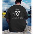 I'm Not a Mundane- Mortal Instruments Fantasy Book Lover Men's Back Print T-Shirt
