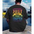 JUST ONE MORE CHAPTER Fun Reading Book Lover Men's Back Print T-Shirt JUST ONE MORE CHAPTER Fun Reading Book Lover Men's Back Print T-Shirt