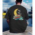 Just One More Chapter Love Book Reading Men's Back Print T-Shirt Just One More Chapter Love Book Reading Men's Back Print T-Shirt