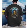 Library Where The Adventure Begins Book Reading Quote Men's Back Print T-Shirt Library Where The Adventure Begins Book Reading Quote Men's Back Print T-Shirt