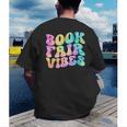 Library Book Fair Vibe Tie Dye School Reading Nostalgic Men's Back Print T-Shirt Library Book Fair Vibe Tie Dye School Reading Nostalgic Men's Back Print T-Shirt