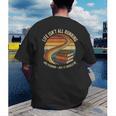 Life Isn’t All Running And Reading Book Lover Men's Back Print T-Shirt