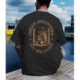 Literature Bookworm Abibliophobia Bookish Men's Back Print T-Shirt