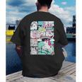 My Little Pony Classic Vintage Rainbow Castle Comic Book Men's Back Print T-Shirt My Little Pony Classic Vintage Rainbow Castle Comic Book Men's Back Print T-Shirt