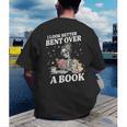 I Look Better Bent Over A Book Book Lover Men's Back Print T-Shirt I Look Better Bent Over A Book Book Lover Men's Back Print T-Shirt