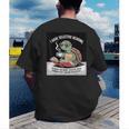 I Love Turtles Sea I Have Selective Hearing Coffee And Book Men's Back Print T-Shirt