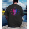 Magic Bi-Pride Book Of Cosmic Energy Men's Back Print T-Shirt Magic Bi-Pride Book Of Cosmic Energy Men's Back Print T-Shirt