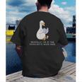 Mentally At The Scholastic Book Fair Retro Vintage Trendy Men's Back Print T-Shirt