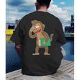 Monkey With a Book Men's Back Print T-Shirt