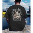 North Pole Book Club Hot Cocoa Served Daily Men's Back Print T-Shirt North Pole Book Club Hot Cocoa Served Daily Men's Back Print T-Shirt