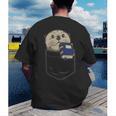 Otter Cute Read Reading Book Librarian Across America Kids Men's Back Print T-Shirt Otter Cute Read Reading Book Librarian Across America Kids Men's Back Print T-Shirt
