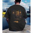 Owl Library Books Wisdom Reading Vintage Scholar Men's Back Print T-Shirt Owl Library Books Wisdom Reading Vintage Scholar Men's Back Print T-Shirt