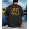 POW Comic Book Retro Artwork – Cartoon Collector Men's Back Print T-Shirt POW Comic Book Retro Artwork – Cartoon Collector Men's Back Print T-Shirt