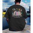 There Is No Such Thing As Too Many Books Reading Teacher Men's Back Print T-Shirt