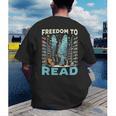 Read Banned Books Bookworm Book Lover Reading Literature Men's Back Print T-Shirt Read Banned Books Bookworm Book Lover Reading Literature Men's Back Print T-Shirt