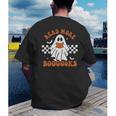 Read More Books Cute Ghost Reading Book Teacher Halloween Men's Back Print T-Shirt Read More Books Cute Ghost Reading Book Teacher Halloween Men's Back Print T-Shirt