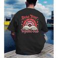 Read Your Heart Out Book Valentines Day Reading Teacher Men's Back Print T-Shirt Read Your Heart Out Book Valentines Day Reading Teacher Men's Back Print T-Shirt