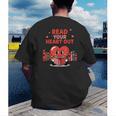 Read Your Heart Out Shirt Valentine Teacher Bookworm Lover Men's Back Print T-Shirt