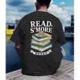 Read S'More Books Marshmallow Reading Smores Men's Back Print T-Shirt