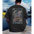 The Reader Tarot Card Book Dragon Romantasy Fantasy Bookish Men's Back Print T-Shirt