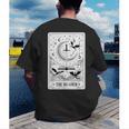 The Reader Tarot Card Bookworm Books Lover Dragon Librarians Men's Back Print T-Shirt The Reader Tarot Card Bookworm Books Lover Dragon Librarians Men's Back Print T-Shirt