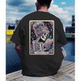 The Reader Tarot Card Women Book Lover Librarian Read Men's Back Print T-Shirt