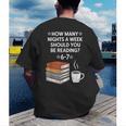 Reading 6-7 Six Seven Meme English Teacher Book Lover Men's Back Print T-Shirt Reading 6-7 Six Seven Meme English Teacher Book Lover Men's Back Print T-Shirt