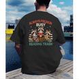 Reading Book Lover Racoon Always Freakin Busy Reading Trash Men's Back Print T-Shirt Reading Book Lover Racoon Always Freakin Busy Reading Trash Men's Back Print T-Shirt