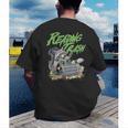 Reading Trash Racoon Bookworm Bookish Librarian Book Lover Men's Back Print T-Shirt