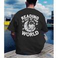 Reading Is Out Of This World Space Books Lover Men's Back Print T-Shirt