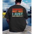 Retro Superheroes Art Graphic Novels Vintage Comic Books Men's Back Print T-Shirt