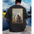 Robinson Crusoe Book Cover 1920 Men's Back Print T-Shirt