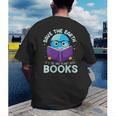 Save Earth It´s Only Planet With Books Reader Earth Day Men's Back Print T-Shirt