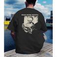 Skeleton Read More Books Men's Back Print T-Shirt