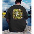 Softball Pitcher Best Traits Brave Retro Pop Comic Book Art Men's Back Print T-Shirt Softball Pitcher Best Traits Brave Retro Pop Comic Book Art Men's Back Print T-Shirt