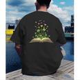 St Patricks Day Book Lover Librarian Core Shamrock Author Men's Back Print T-Shirt St Patricks Day Book Lover Librarian Core Shamrock Author Men's Back Print T-Shirt