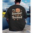 My Summer Is All Booked Book Lover Reading Vacation 2025 Men's Back Print T-Shirt My Summer Is All Booked Book Lover Reading Vacation 2025 Men's Back Print T-Shirt