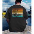I Survived Reading Banned Books All I Got Was Smarter Men's Back Print T-Shirt