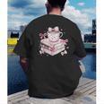 Teacher Valentine's Day All Booked For Valentines Reading Men's Back Print T-Shirt Teacher Valentine's Day All Booked For Valentines Reading Men's Back Print T-Shirt