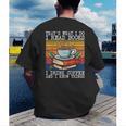 That's What I Do I Read Books Drink Coffee And I Know Things Men's Back Print T-Shirt