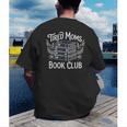 Tired Moms Book Club Men's Back Print T-Shirt Tired Moms Book Club Men's Back Print T-Shirt