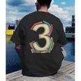 Toddler 3rd Birthday Books Themed 3 Year Old Boys Kids Girls Men's Back Print T-Shirt Toddler 3rd Birthday Books Themed 3 Year Old Boys Kids Girls Men's Back Print T-Shirt