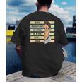 Never Underestimate Girl Read Book Reading Librarian Women Men's Back Print T-Shirt