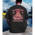 Valentine All Booked For Valentines Book Lovers Teacher Kid Men's Back Print T-Shirt