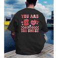 Valentine Day Book You Are Too Sweet Librarian Teacher Kids Men's Back Print T-Shirt Valentine Day Book You Are Too Sweet Librarian Teacher Kids Men's Back Print T-Shirt