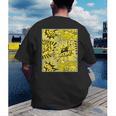 Varsity-Gold Yellow Comic Book University Varsity-Gold Men's Back Print T-Shirt